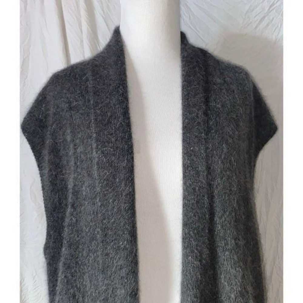 Rafella, Vintage, Charcoal Gray, Mohair, Sleevele… - image 4