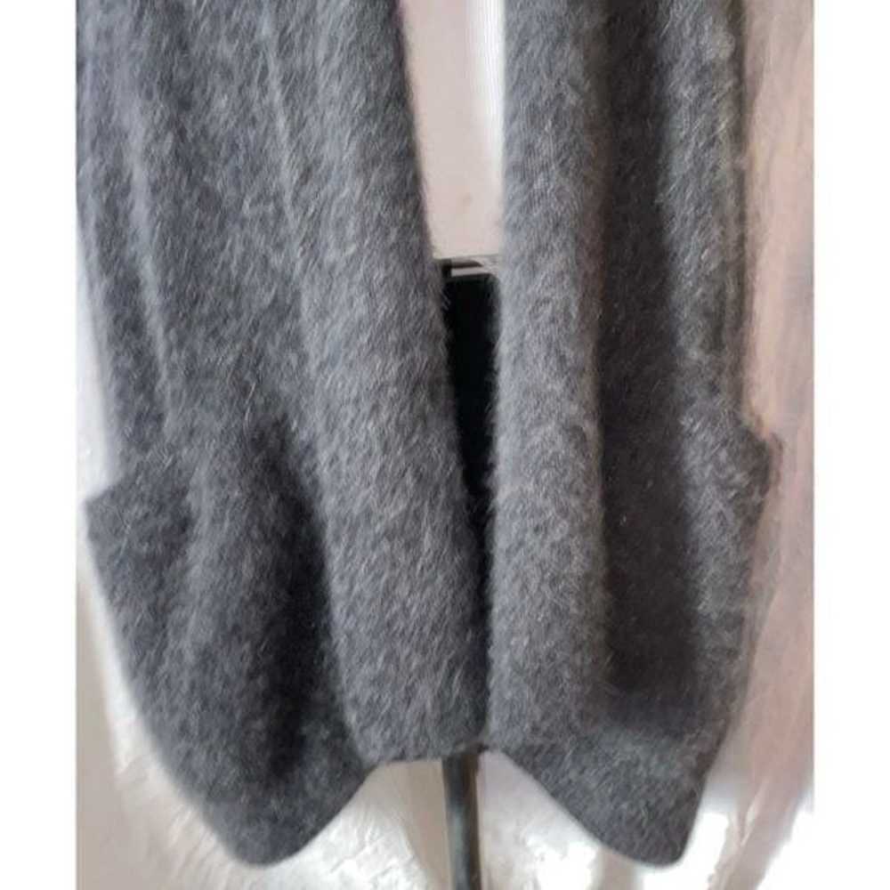 Rafella, Vintage, Charcoal Gray, Mohair, Sleevele… - image 5