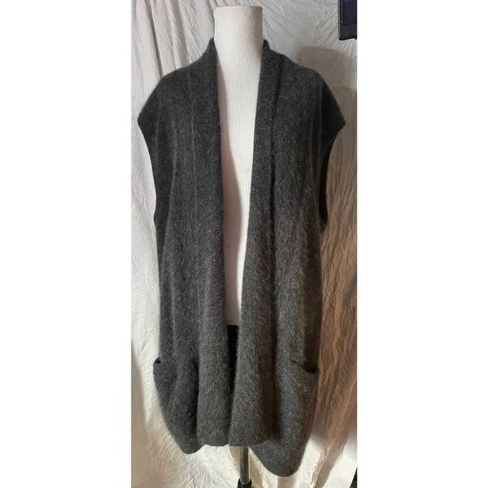 Rafella, Vintage, Charcoal Gray, Mohair, Sleevele… - image 7