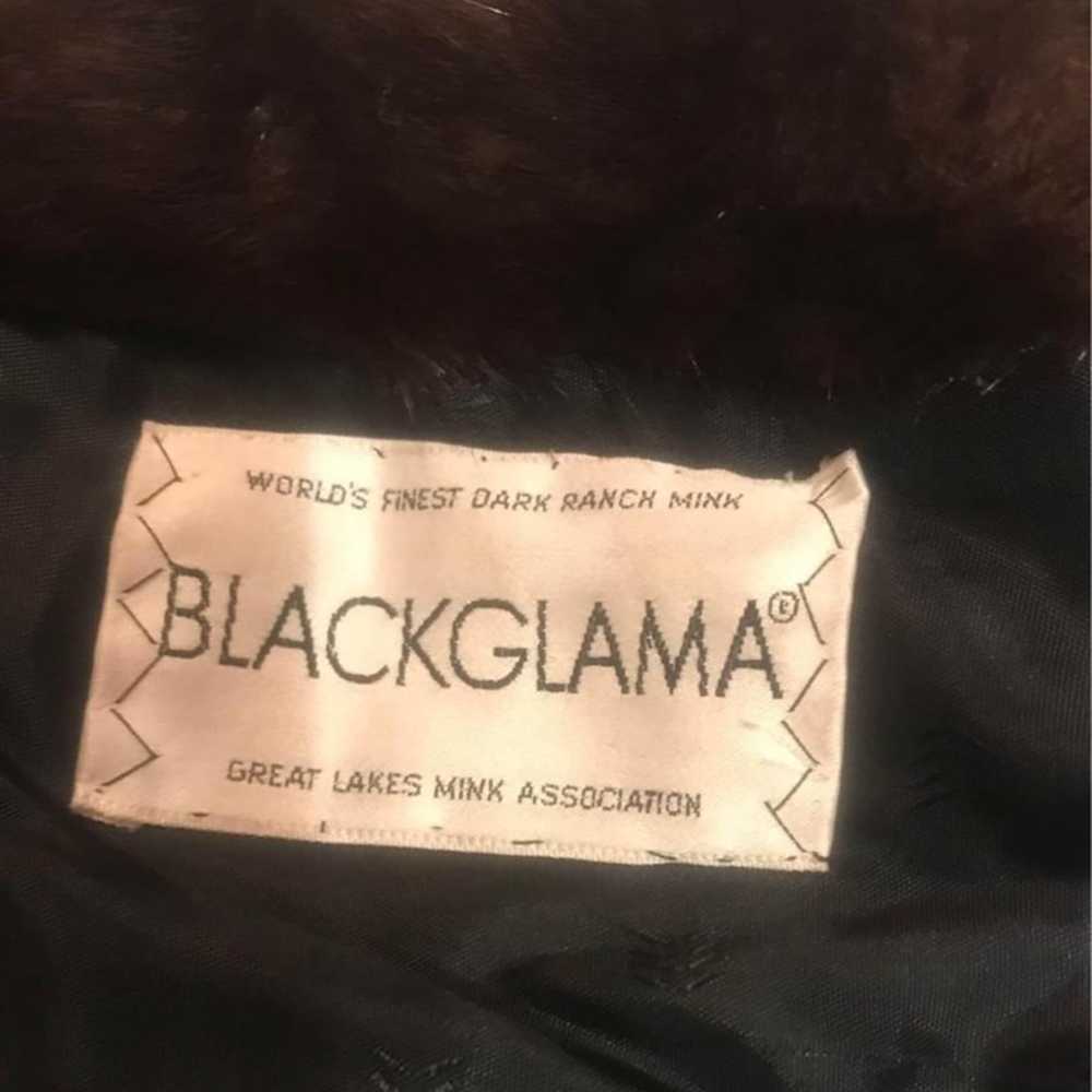 Woman’s Ranch BlackGama Mink fur coat full length - image 3