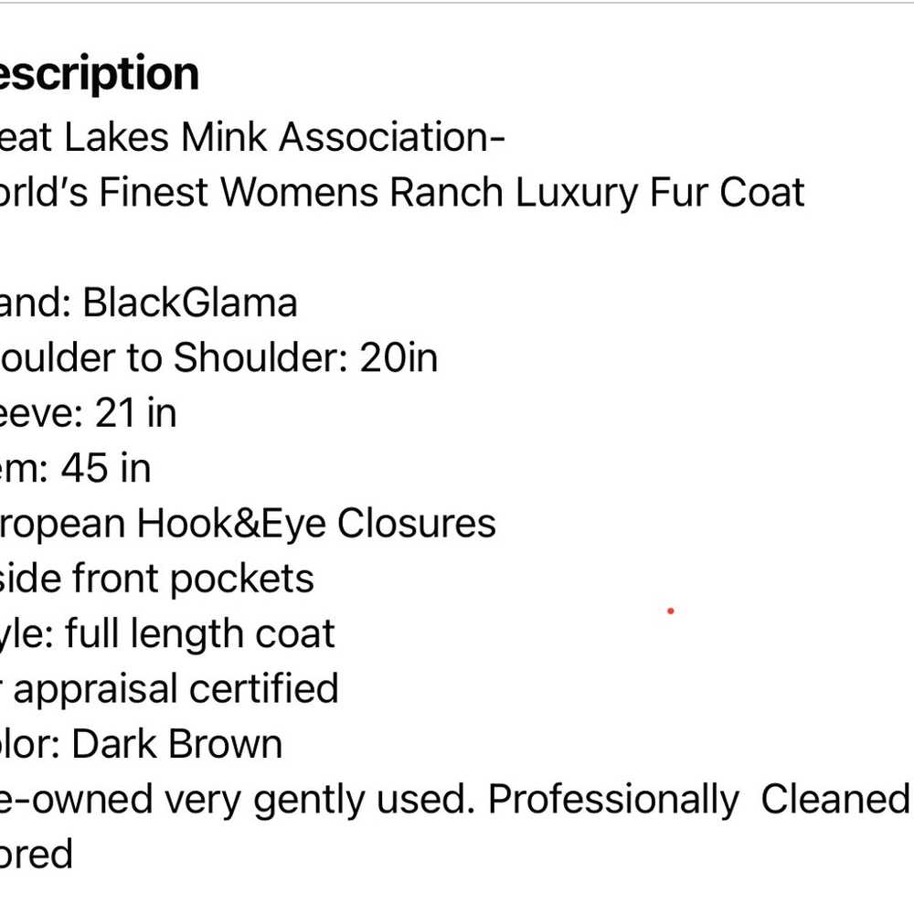 Woman’s Ranch BlackGama Mink fur coat full length - image 8