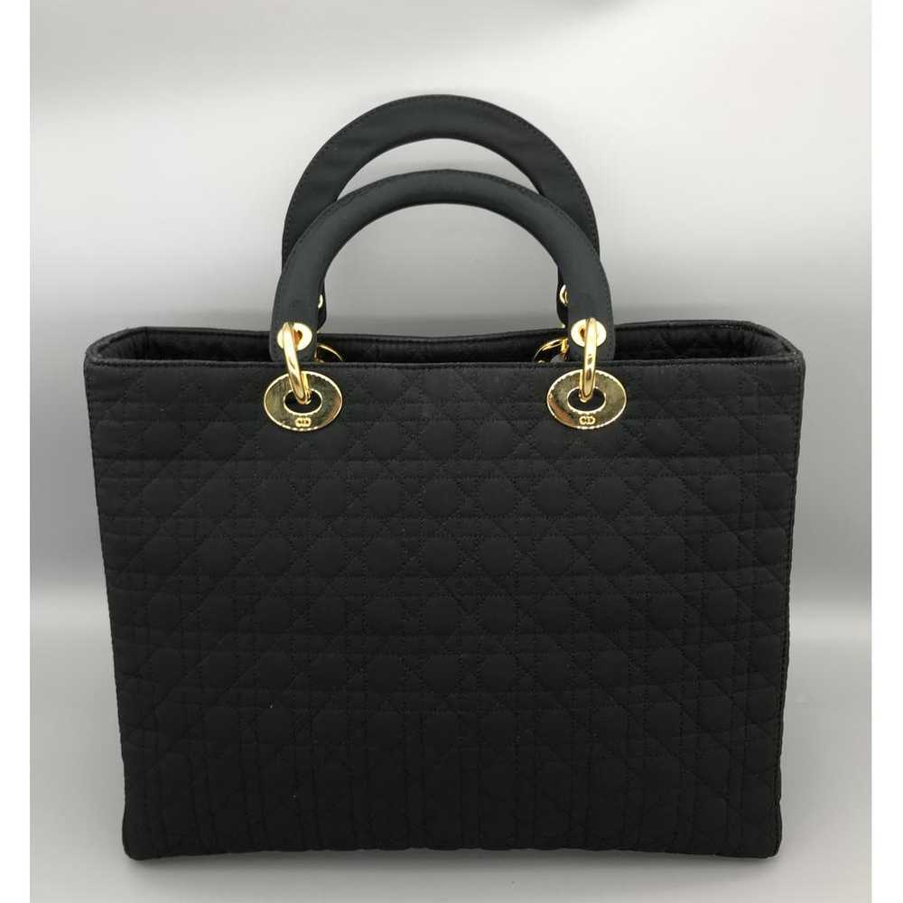 Dior Lady Dior cloth handbag - image 2