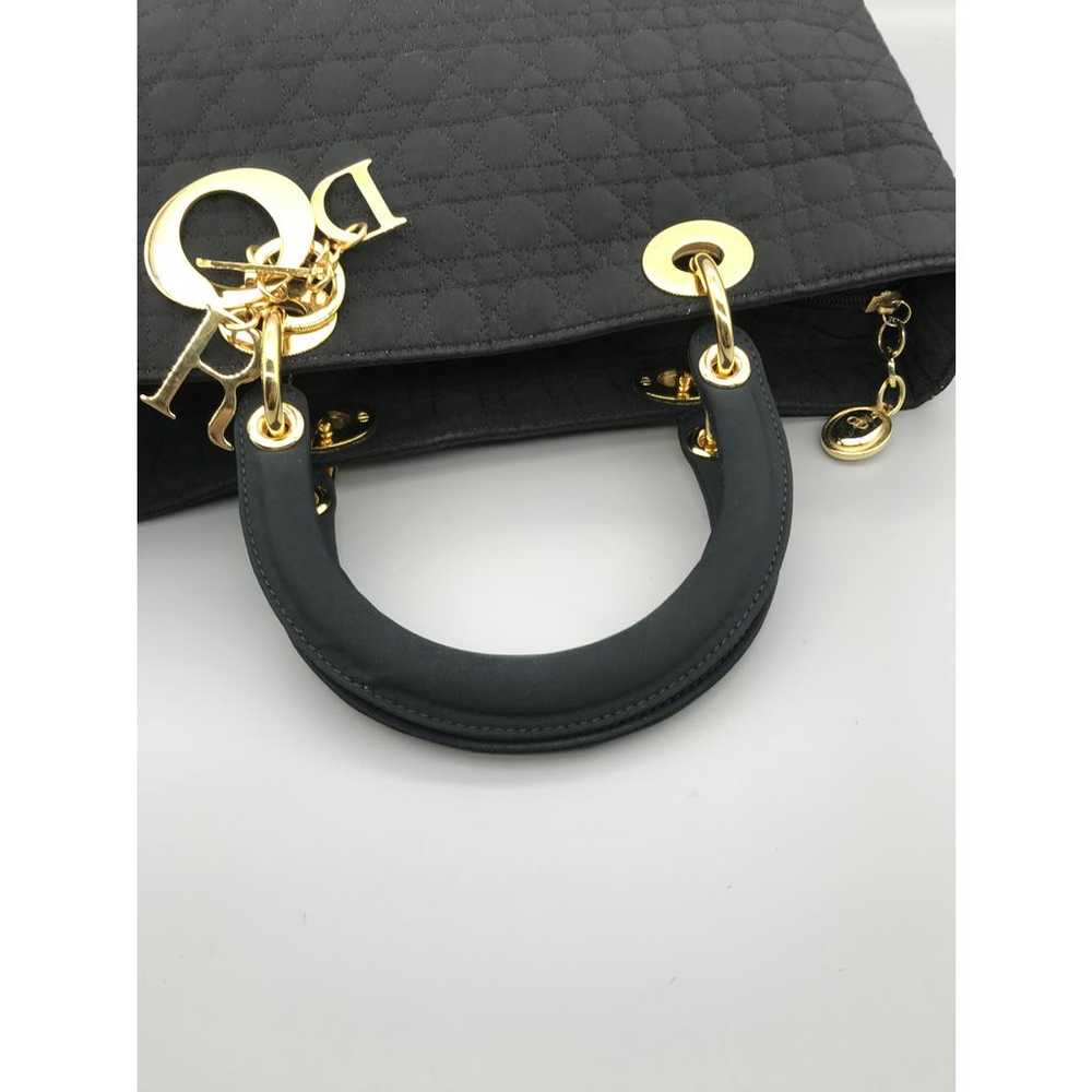 Dior Lady Dior cloth handbag - image 6