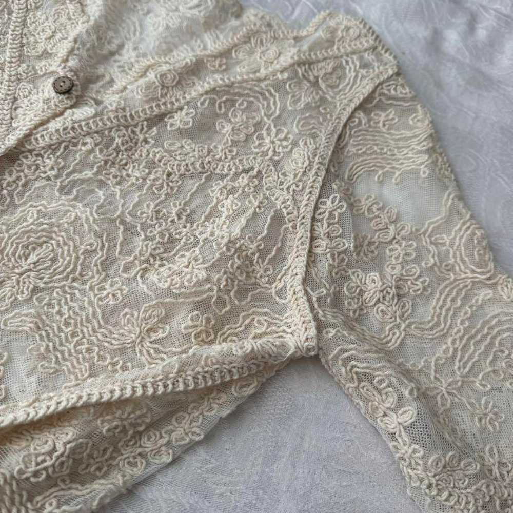 Simple lace cardigan. - image 3