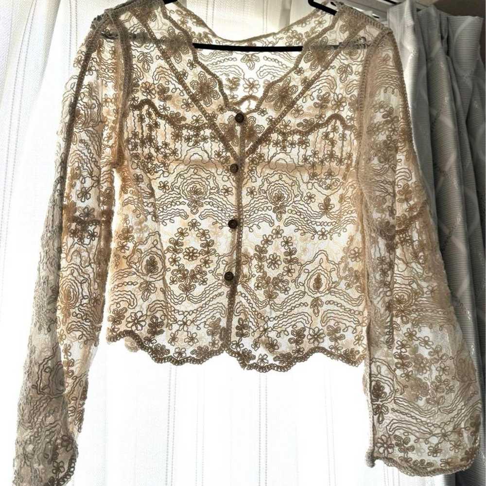 Simple lace cardigan. - image 8