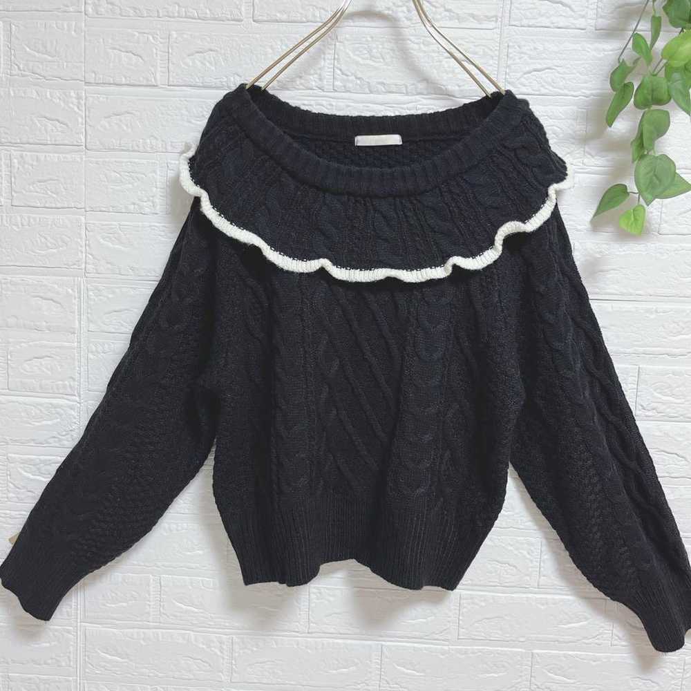 frunco Franco Frill Knit Girly Frill Grown-Up Cut… - image 2