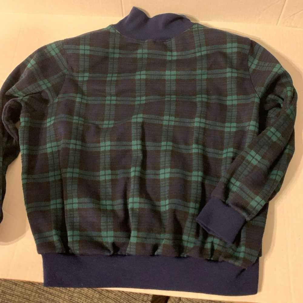 vintage alfred dunner plaid sweater size xl - image 6