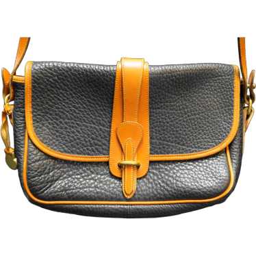 Dooney & Bourke All Weather Leather Black Pebbled… - image 1