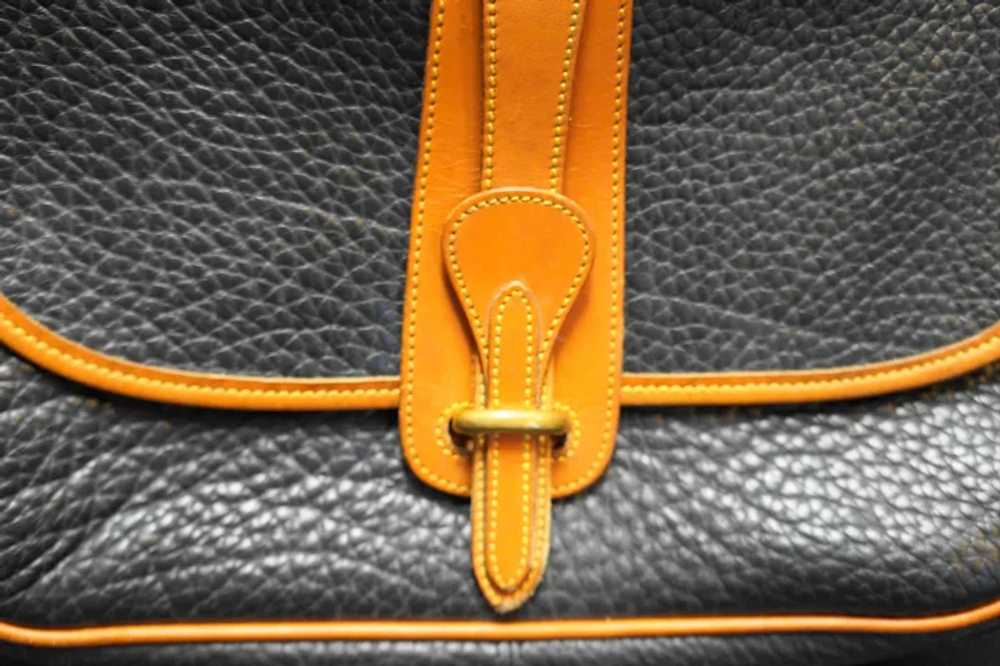 Dooney & Bourke All Weather Leather Black Pebbled… - image 3