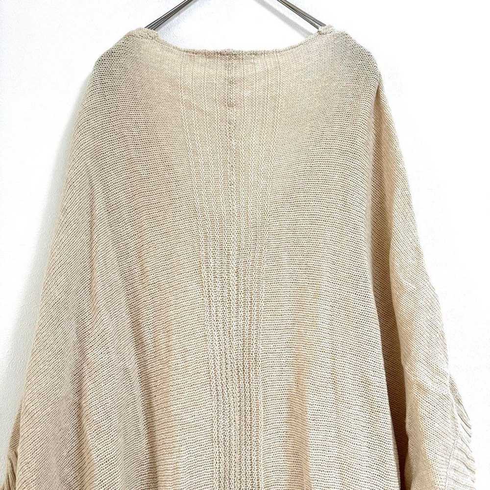 As Know As Summer Knit 5-minute Sleeve Beige Over… - image 3