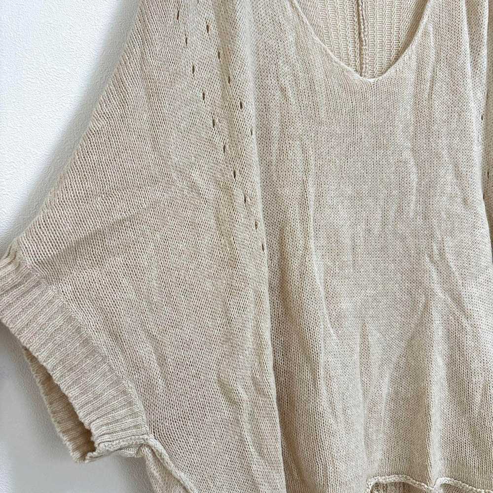 As Know As Summer Knit 5-minute Sleeve Beige Over… - image 6