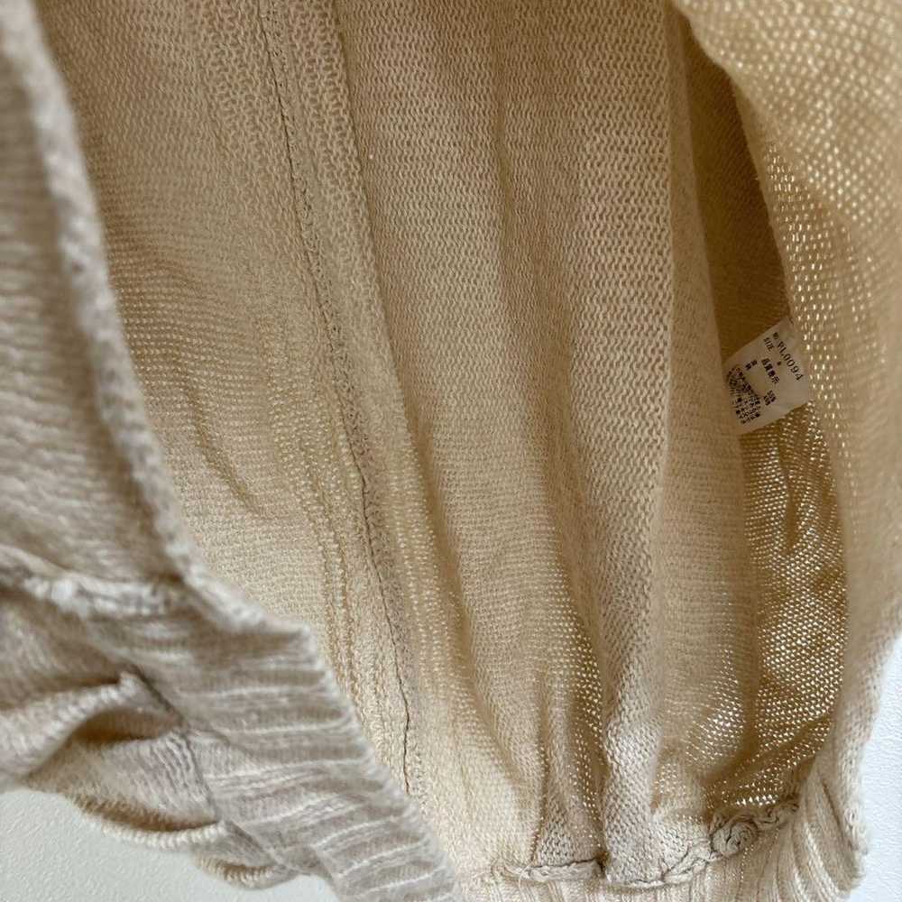 As Know As Summer Knit 5-minute Sleeve Beige Over… - image 9