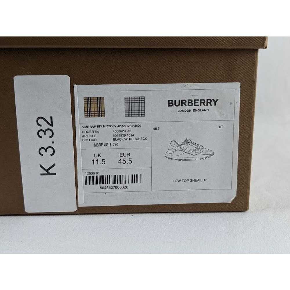 Burberry o1rshd1 Ramsey Vintage Check Sneakers in… - image 11