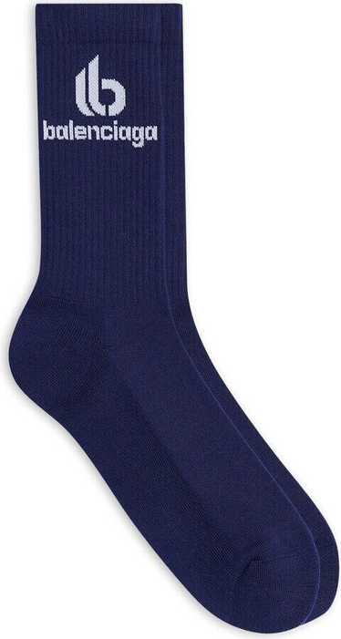 Balenciaga Socks in Blue&White