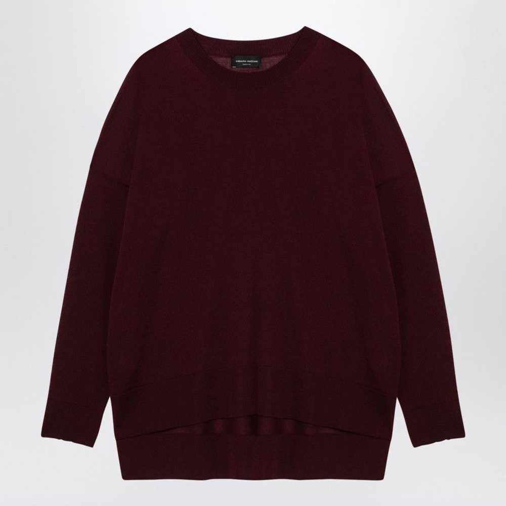 Roberto Cavalli o1d2blof0924 Wool Crew-neck Sweat… - image 1