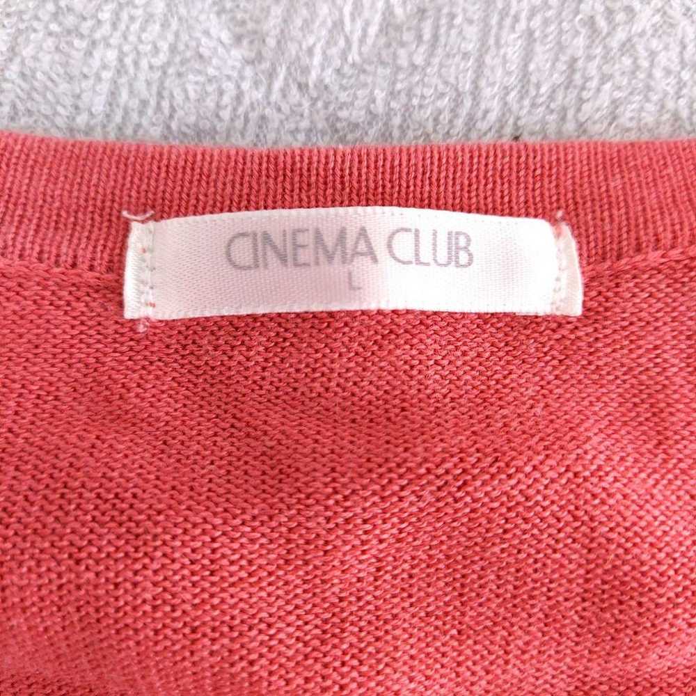 Cinema Club Ladies Pink Cardigan Size L. - image 10