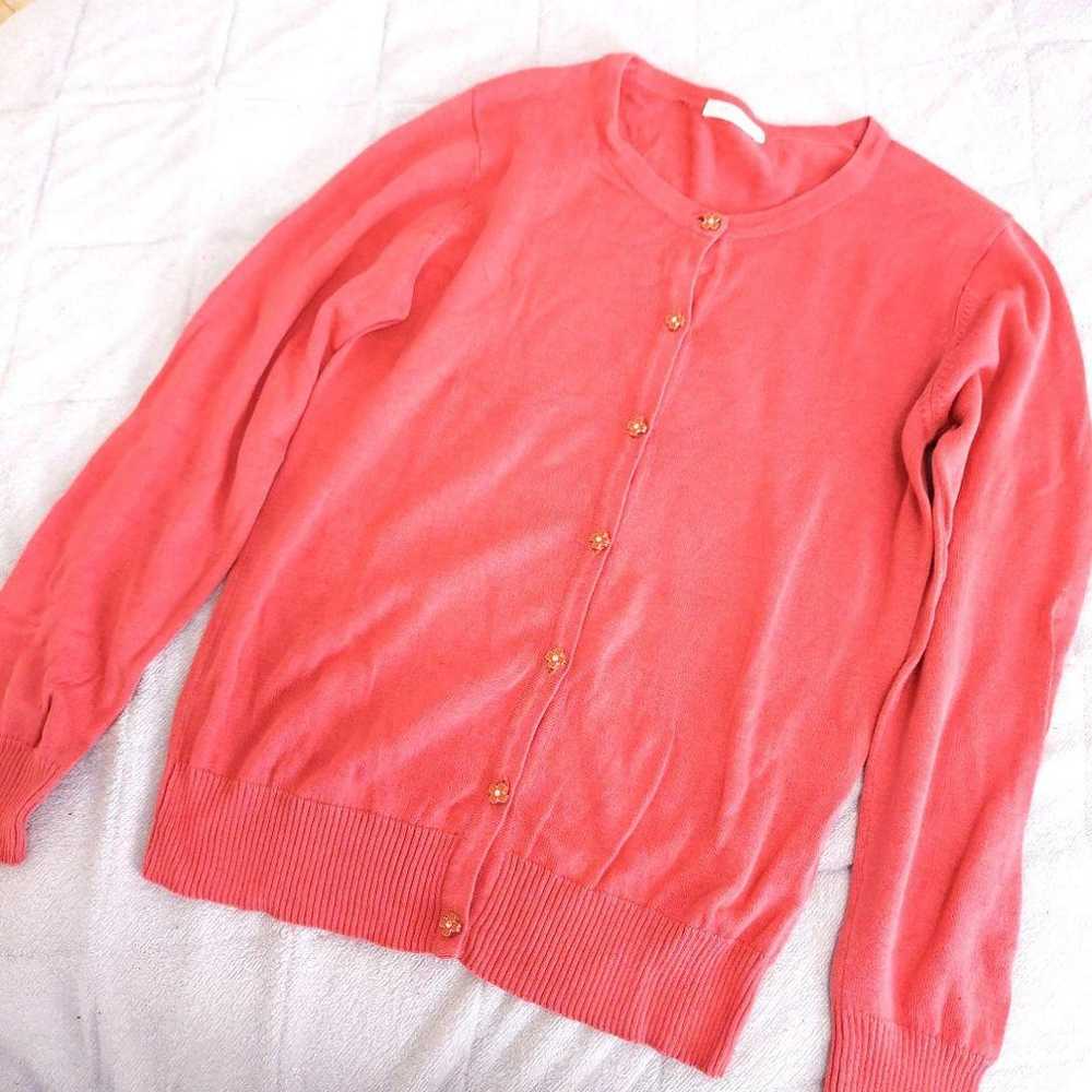 Cinema Club Ladies Pink Cardigan Size L. - image 2