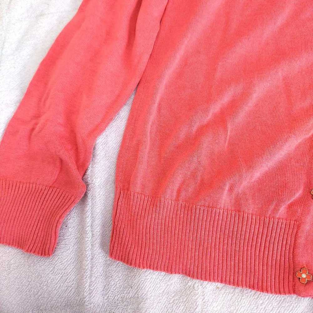 Cinema Club Ladies Pink Cardigan Size L. - image 7