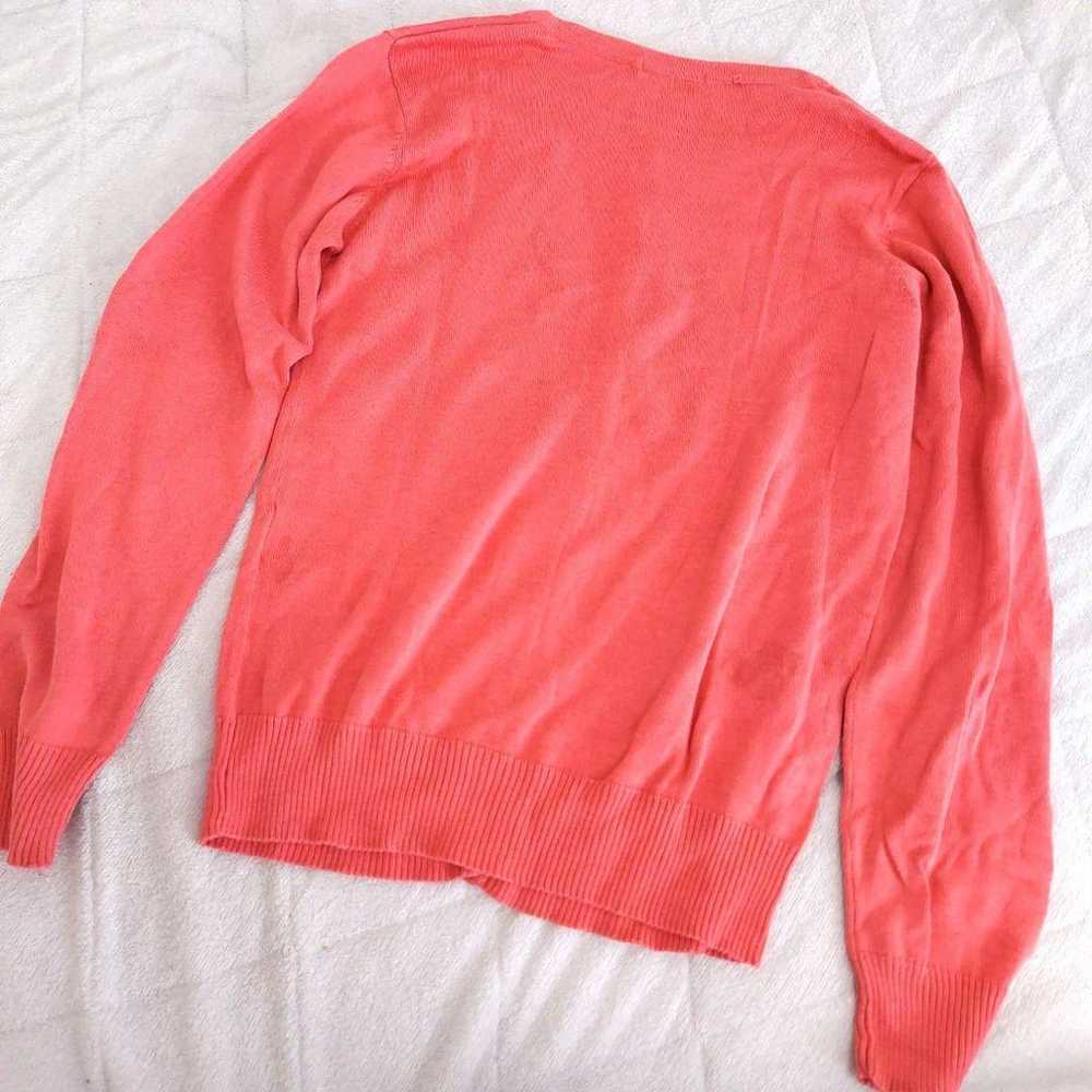 Cinema Club Ladies Pink Cardigan Size L. - image 9