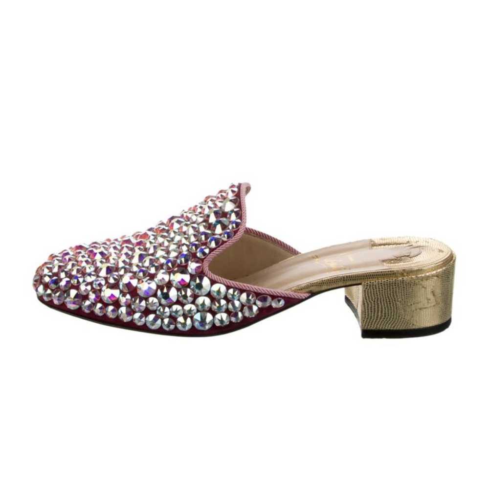 Christian Louboutin Glitter mules & clogs - image 4