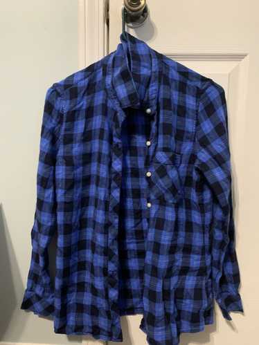 Flannel × Gap Blue plaid gap flannel