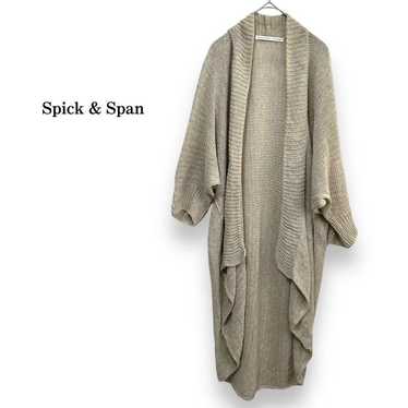 【Spick & Span】Spick and Span Long Cardigan Linen C