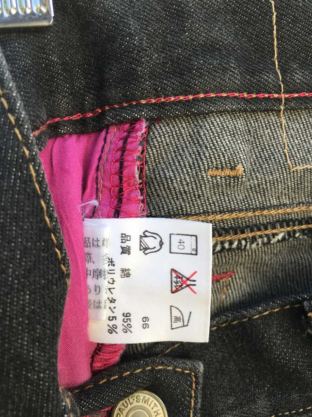 Paul Smith × Vintage Vtg Paul Smith Slim Fit Jeans - image 10