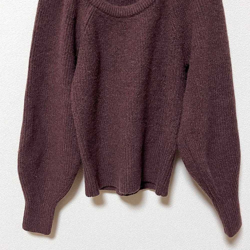 [Women's] Vis Bis Ladies Knit Sweater Brown Simpl… - image 3