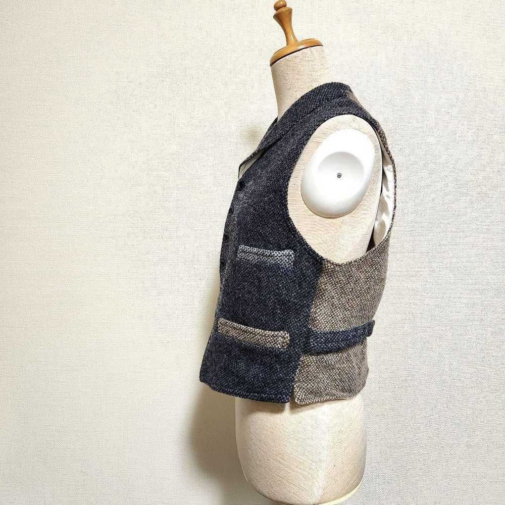 BEAMS BOY Tweed Vest Charcoal - image 5