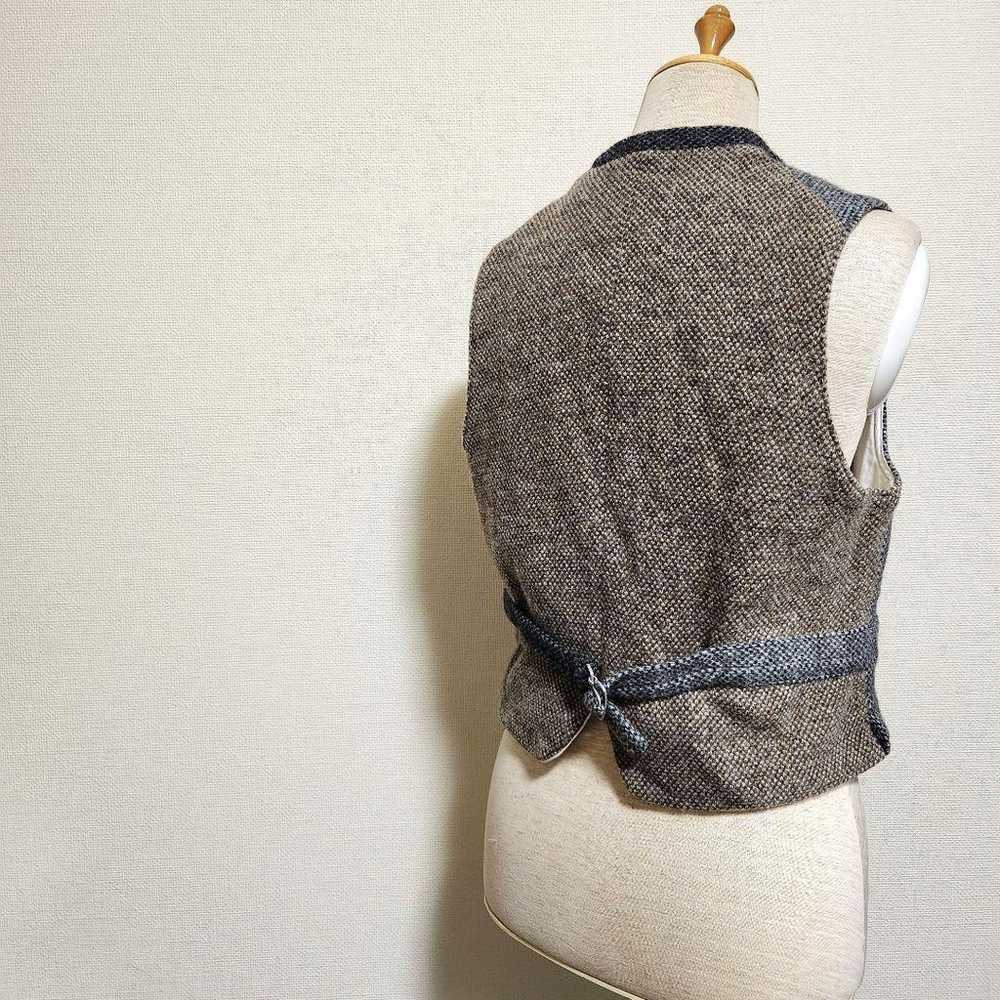 BEAMS BOY Tweed Vest Charcoal - image 6