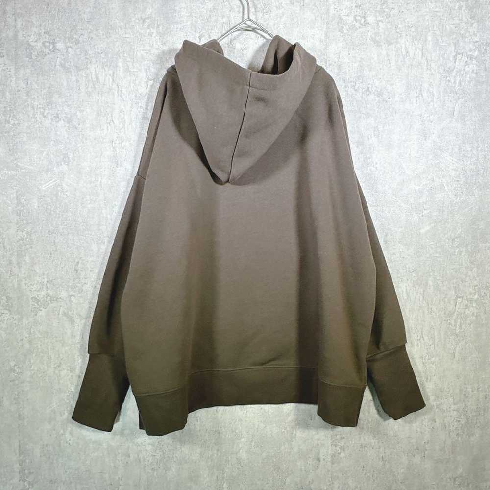 NANO UNIVERSE Food Parker Sweat Side Slit Brown H… - image 10