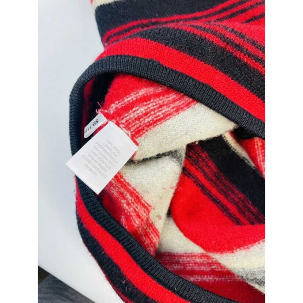 Vintage 90s Womens 1W Color Block Striped Wool Bu… - image 8