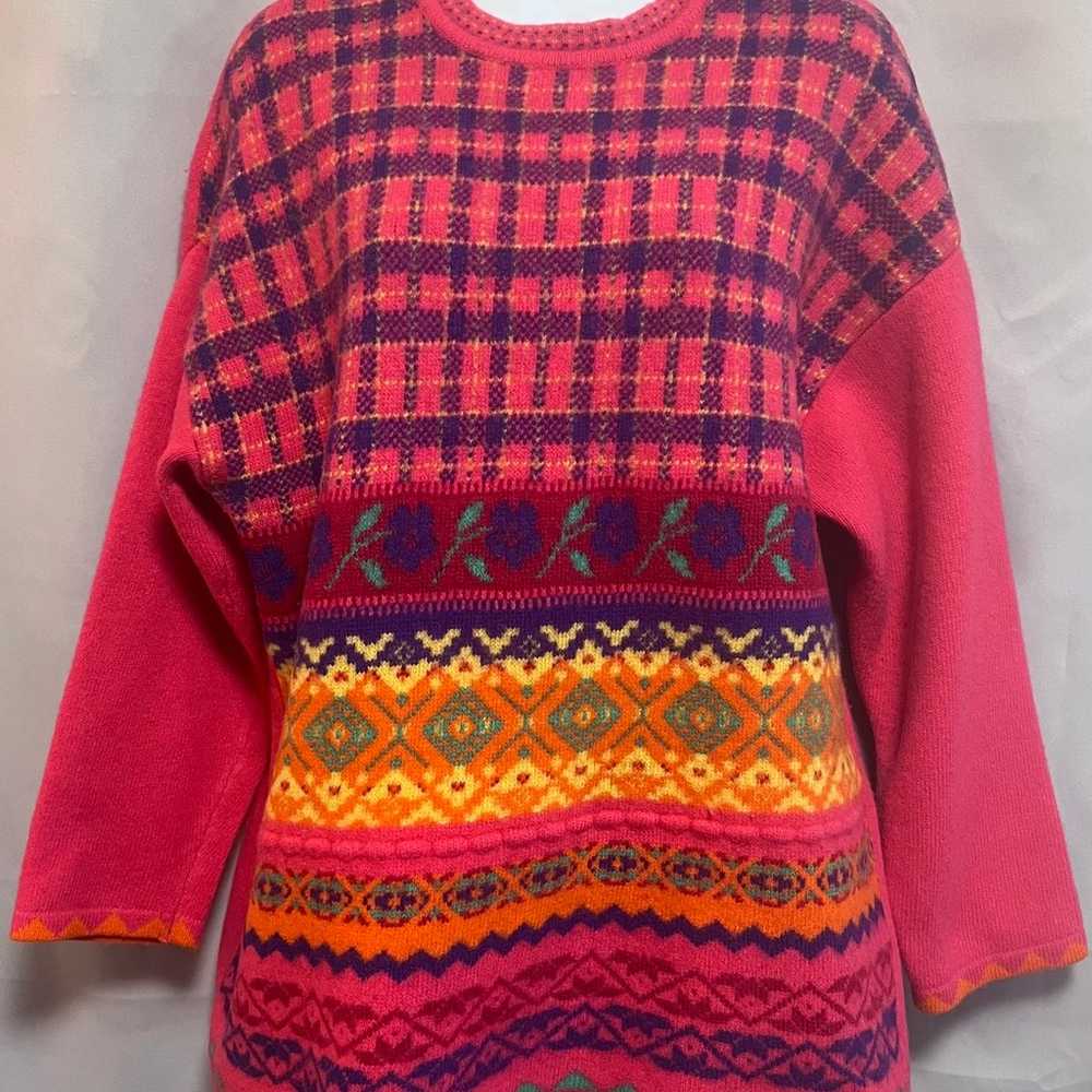 VTG United Colors Of Benetton 80s 90s Y2K Shetlan… - image 1