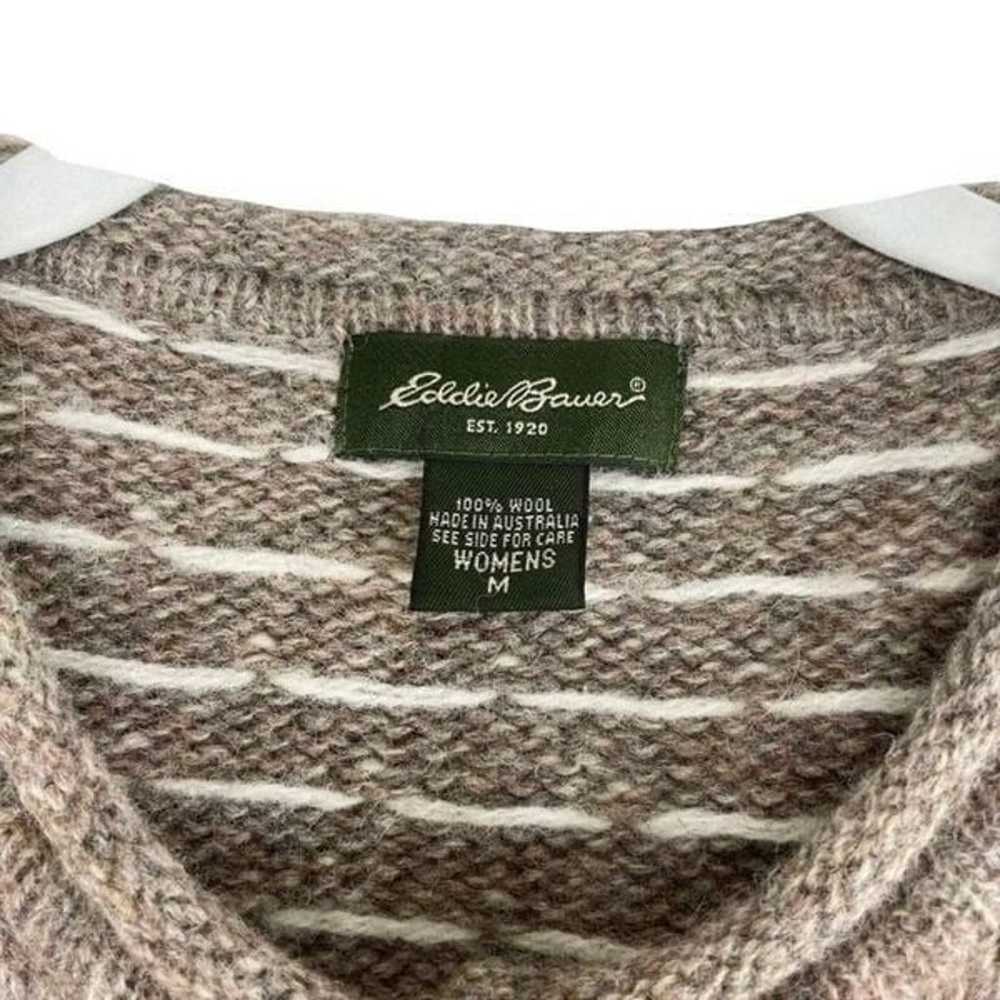 Vintage Eddie Bauer Wool Alpaca Fair Isle nordic … - image 2