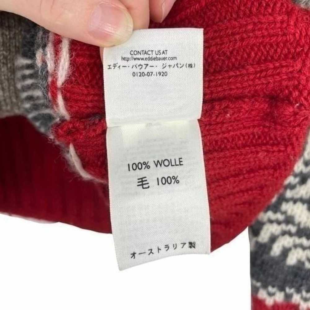 Vintage Eddie Bauer Wool Alpaca Fair Isle nordic … - image 7