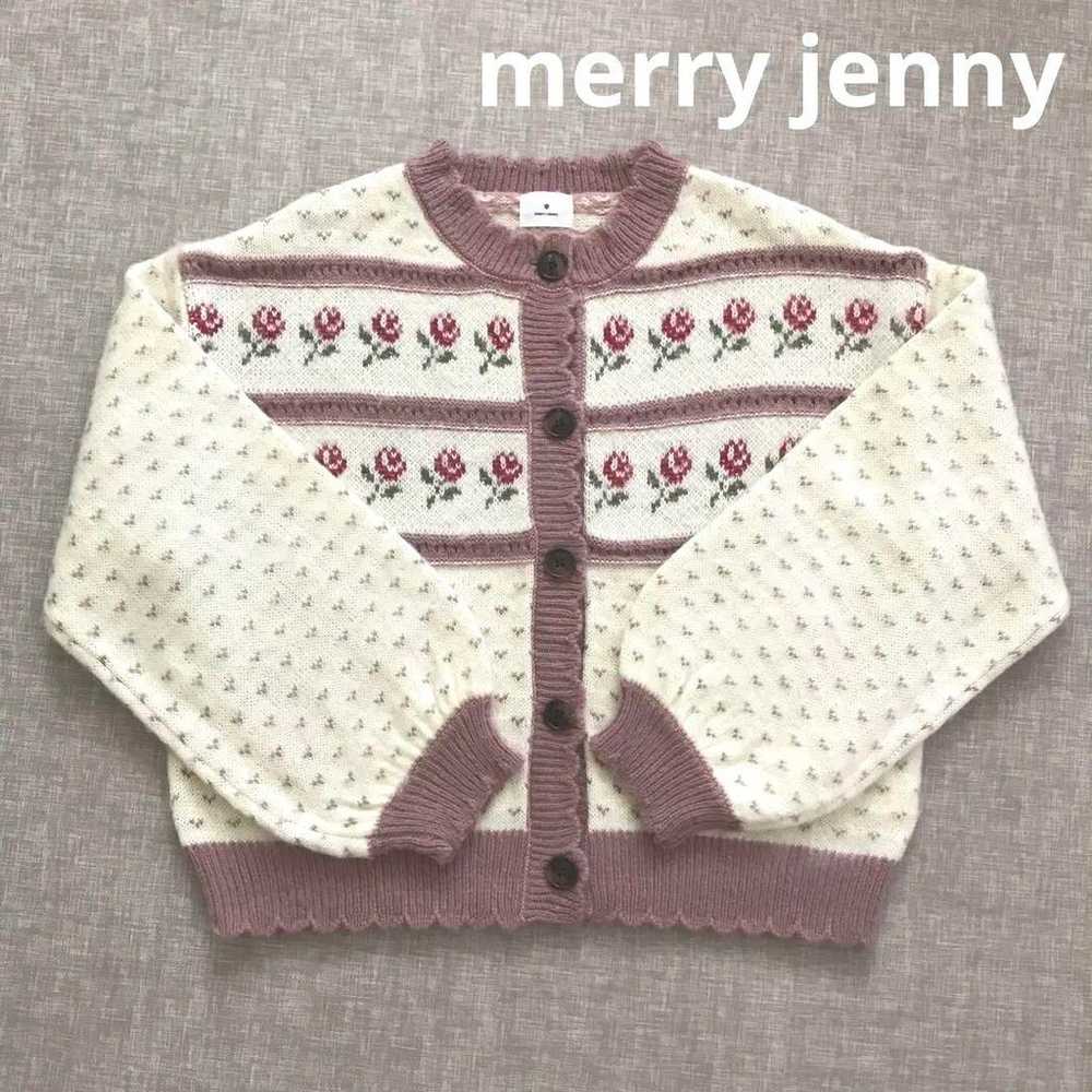 merry jenny flower garden knit cardigan - image 1