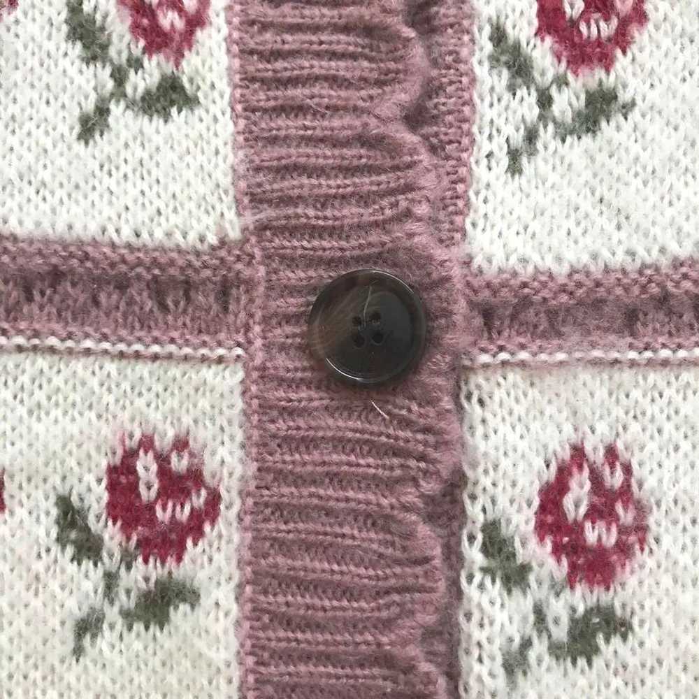 merry jenny flower garden knit cardigan - image 4