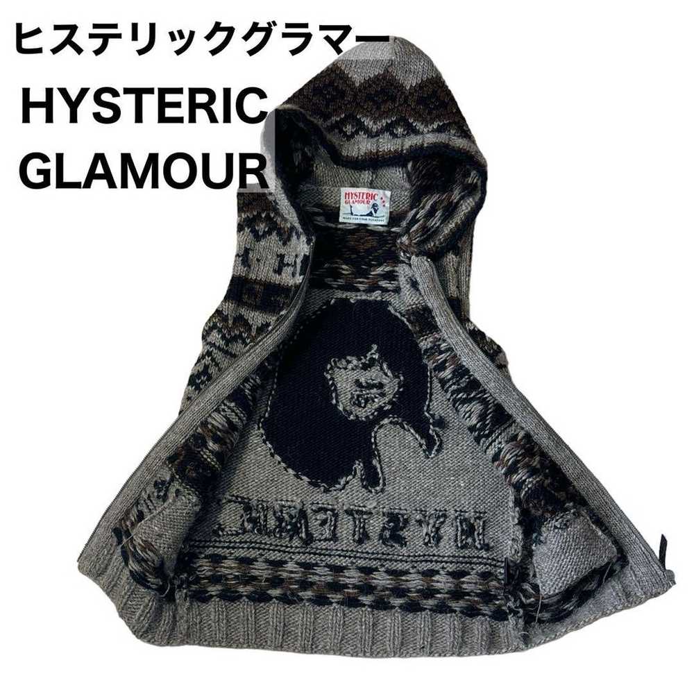 HYSTERIC GLAMOUR 100% wool knit vest - image 1