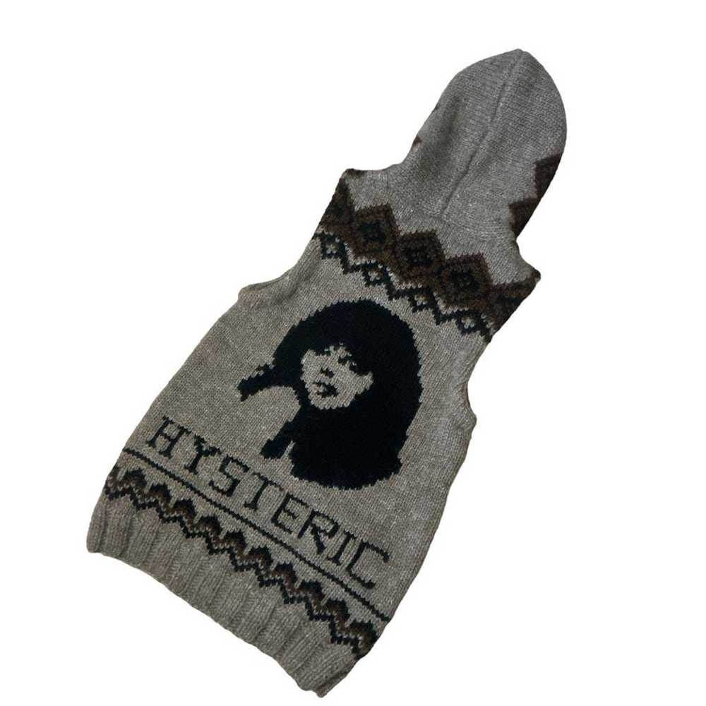 HYSTERIC GLAMOUR 100% wool knit vest - image 3