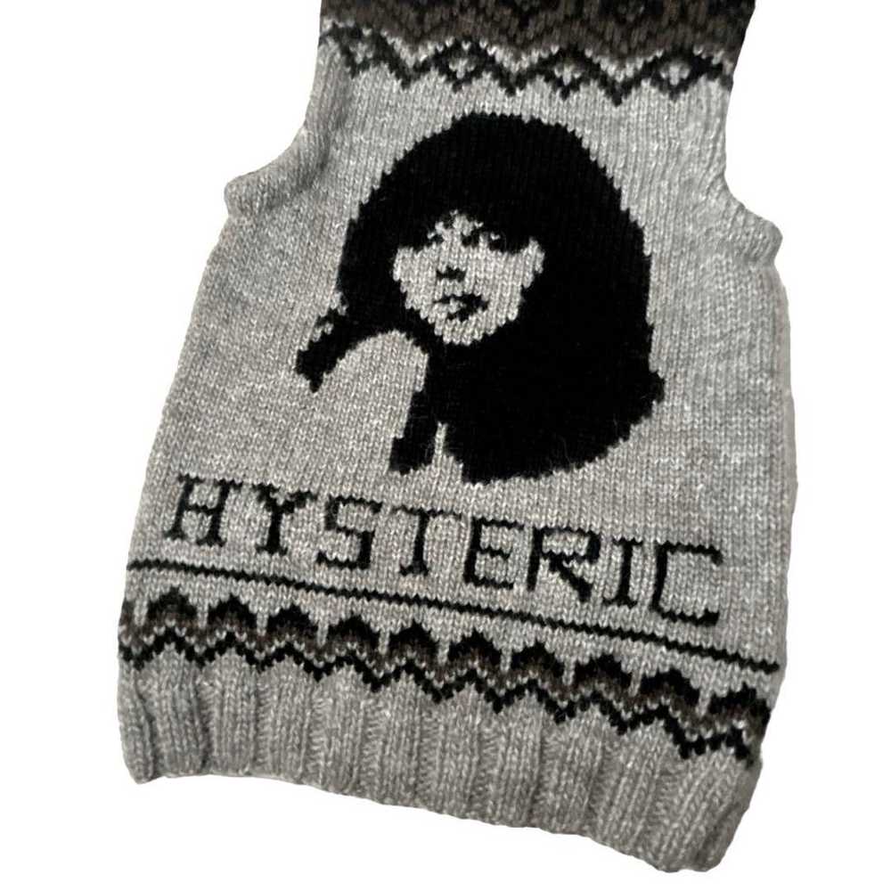 HYSTERIC GLAMOUR 100% wool knit vest - image 4