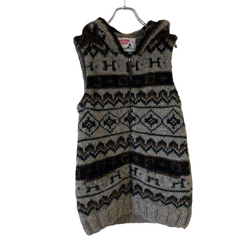 HYSTERIC GLAMOUR 100% wool knit vest - image 5