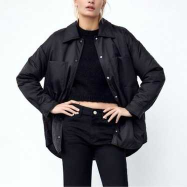 Brand new ZARA oversized jacket in black.