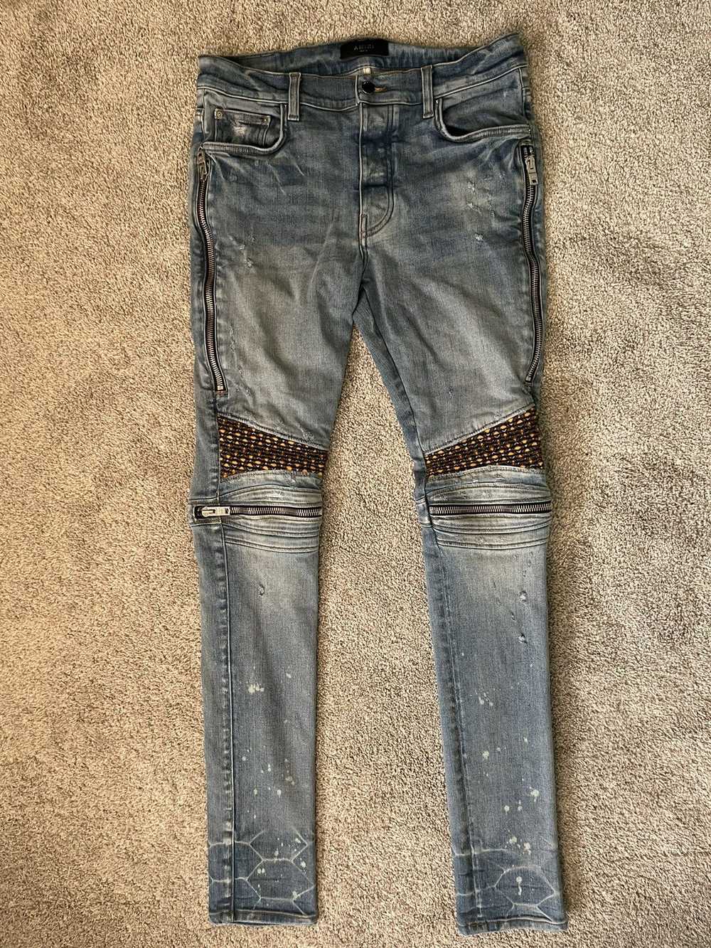 Amiri Amiri MX2 Velvet PJ Jeans - image 1