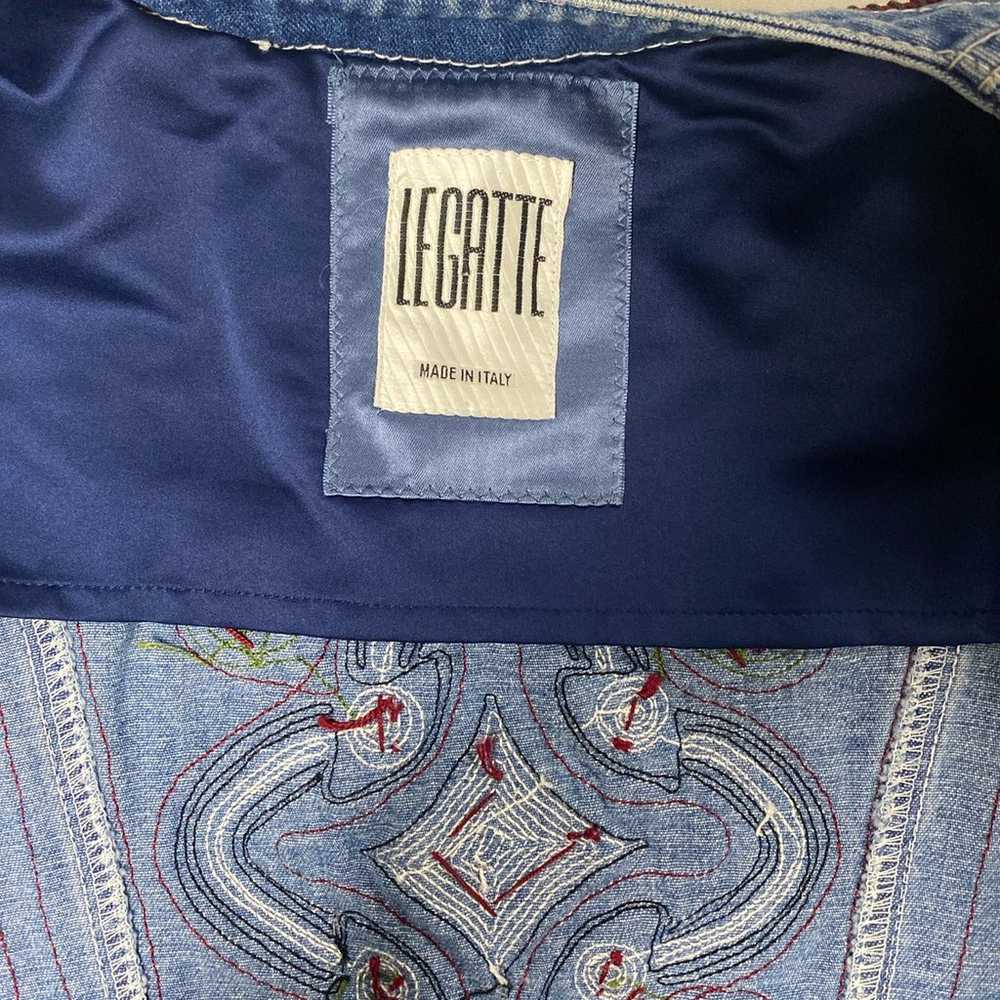 Vintage Legatte Denim Vest - image 3