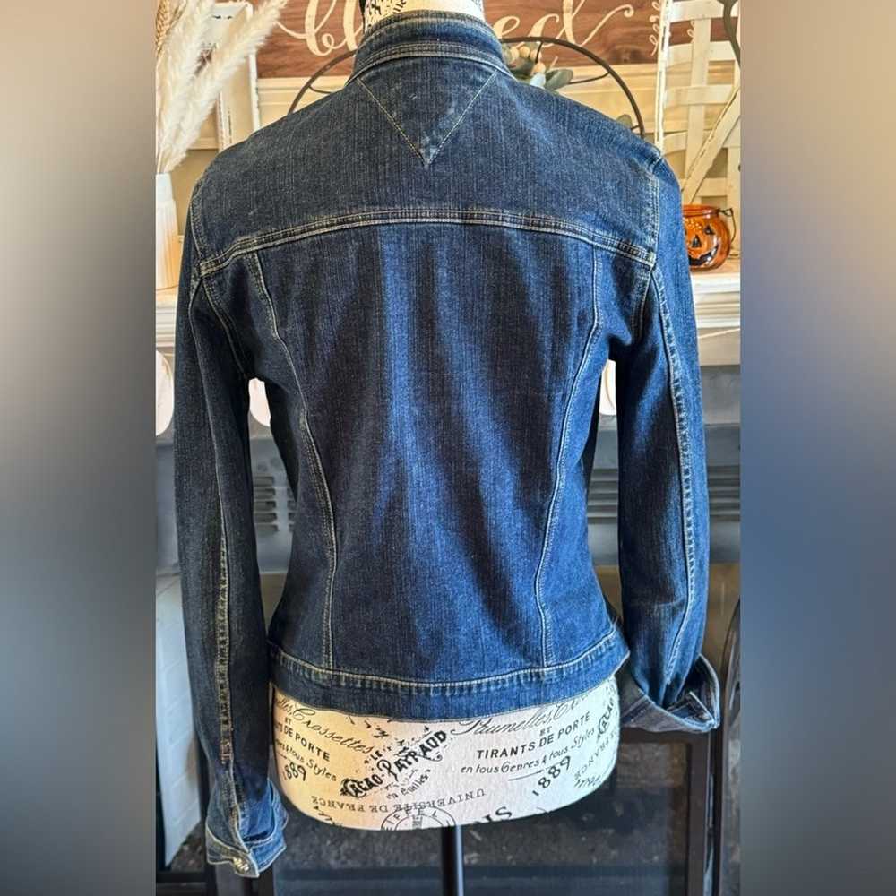 Women’s Vintage Tommy Hilfiger Denim Jacket Jewel… - image 7