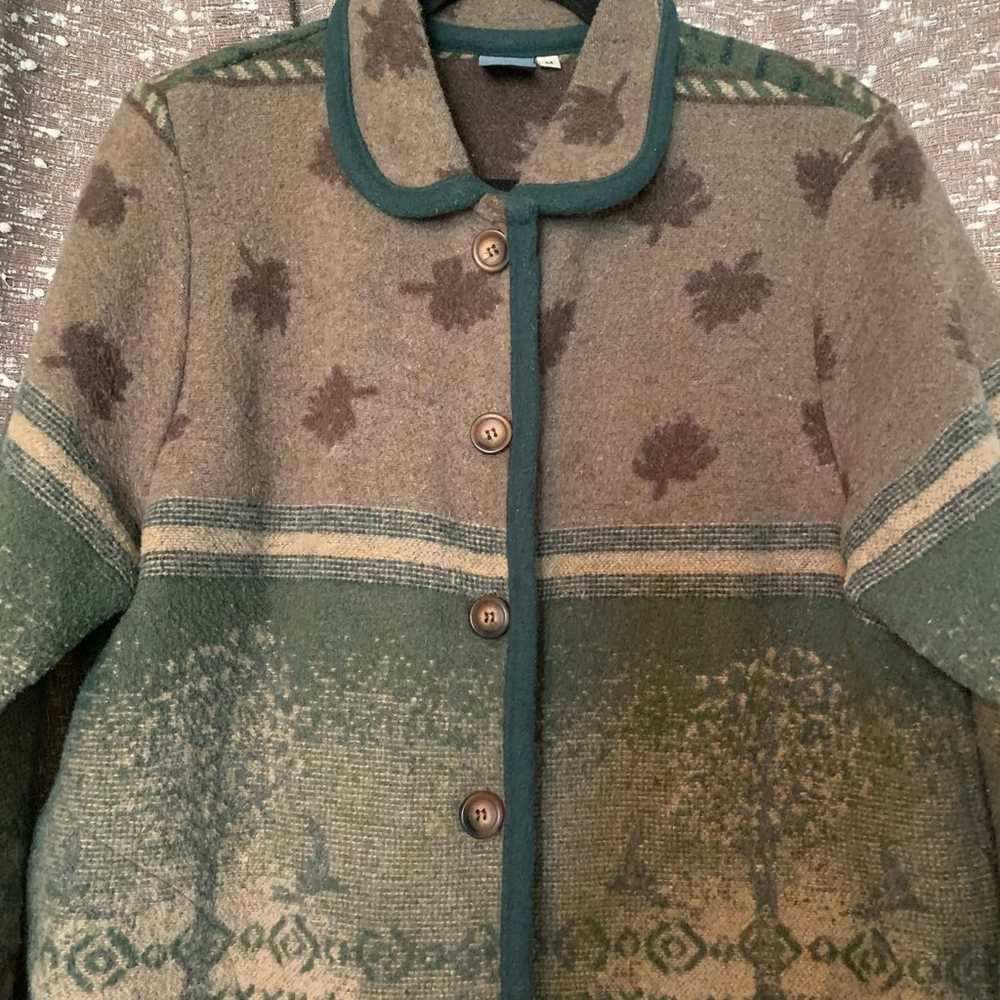 Vintage Ivy Woodsy Earthy Nature Women’s Coat Jac… - image 2