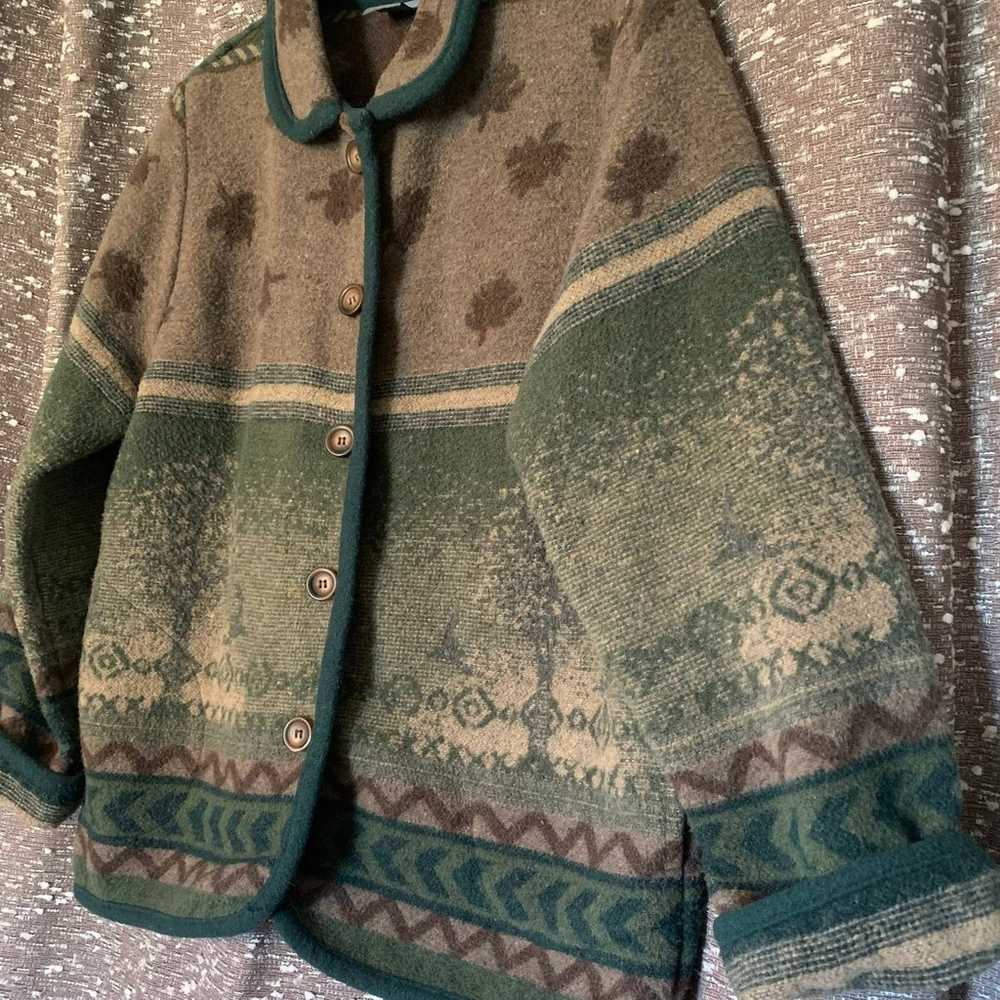 Vintage Ivy Woodsy Earthy Nature Women’s Coat Jac… - image 3