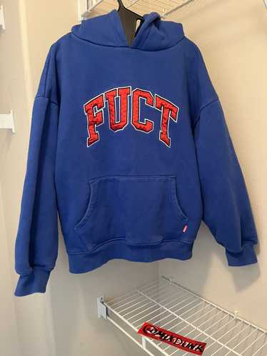 Fuct FUCT ACADEMY LOGO SATIN APPLIQUÉ HOODIE ROYAL