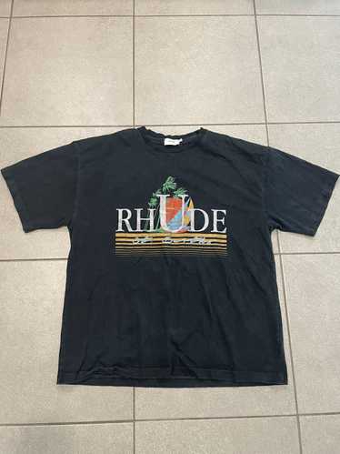 Rhude Men’s black Rhude t shirt size xxl