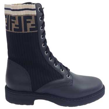 Fendi Leather biker boots